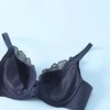 安莉芳新品性感蕾丝深V薄款大胸显小内衣侧收聚拢文胸EB00524 商品缩略图1