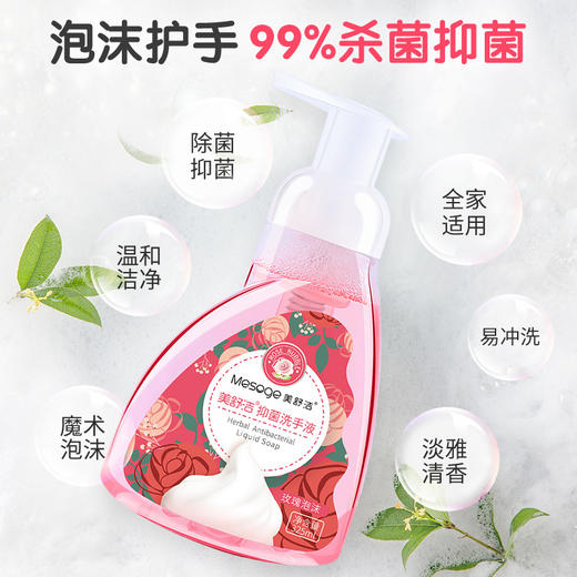 泡沫抑菌洗手液（玫瑰+草本）325ML*2瓶 商品图2