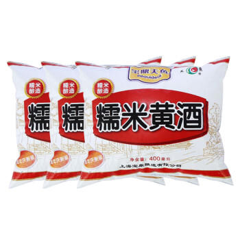 宝鼎天鱼 糯米黄酒 料酒 去腥 调味品 调味汁 （400ml /袋*36）整箱年货 商品图1