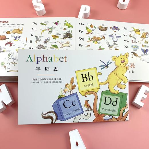 (仓发) 幼儿互动认知玩具书：字母书（全球畅销百万册，荣登《纽约时报》畅销书榜！中英双语，互动机关）浪花朵朵/花山文艺出版社/[美]马修·凡·弗利特/9787551145312 商品图6