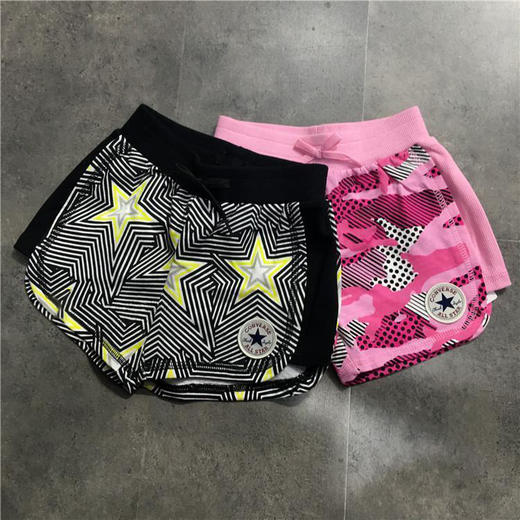 Converse匡威童衣正品夏款匡威童装专柜 男女童休闲舒适针织短裤72122KS632/72112KS632 商品图0