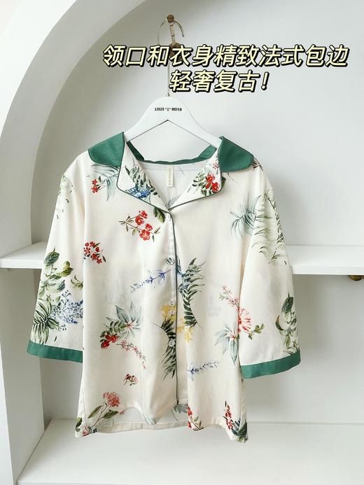 【限时折扣】夏季薄款中国风黄蔷薇花短裤家居J12W5899（黄蔷薇花） （非质量问题不退不换） 商品图4