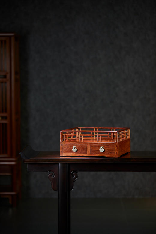 红桥红  家具严选  缅甸花梨（大果紫檀）  【缅花精工 都承盘】 商品图3