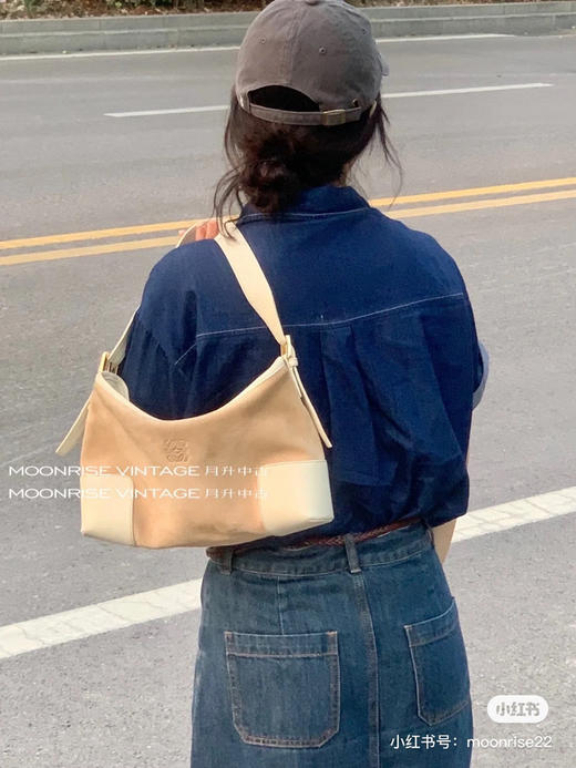 罗威麂皮单肩包 简单高级 商品图8