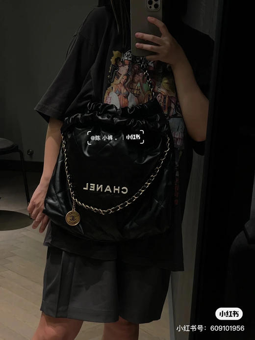 黑色中号白字 🖤22bag中号 商品图2