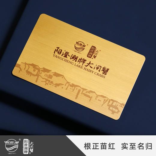 【无蟹不欢】阳澄湖牌大闸蟹  #一帆风顺 488型#  公蟹2.5；母蟹1.5五对装 礼券 商品图5
