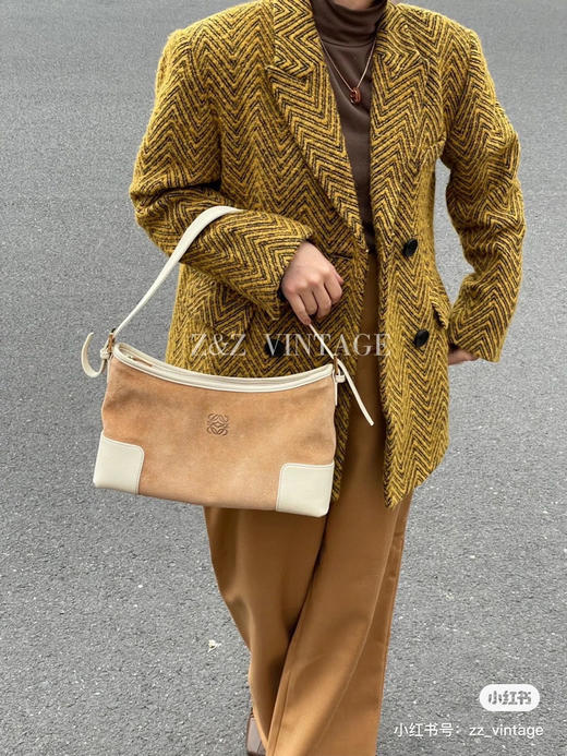 罗威麂皮单肩包 简单高级 商品图4