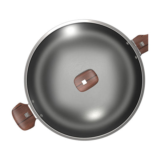 Alluflon阿路弗仑 火山系列精铁无涂层锈不了炒锅 商品图4