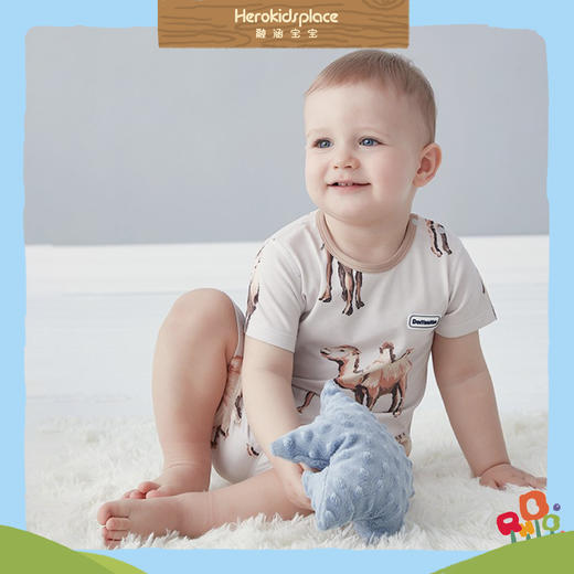 Domiamia短袖肩开套装荒州驼铃130码 86810 商品图0