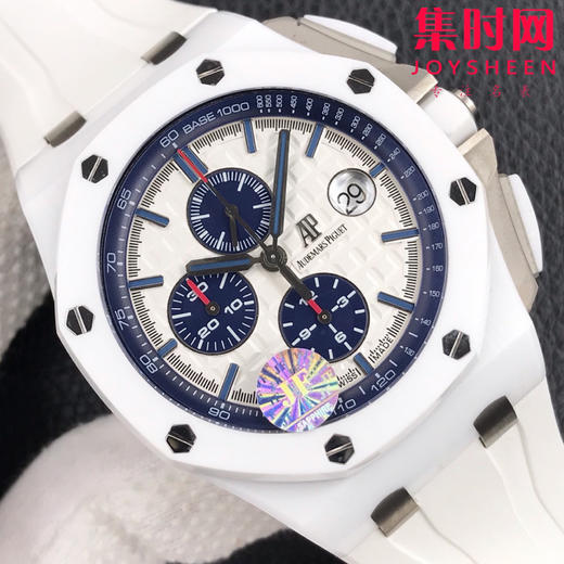 AP爱彼 AP26402CB 皇家橡树  白陶瓷 44毫米直径 搭载改原版CaL·3126自动机械机芯 商品图3