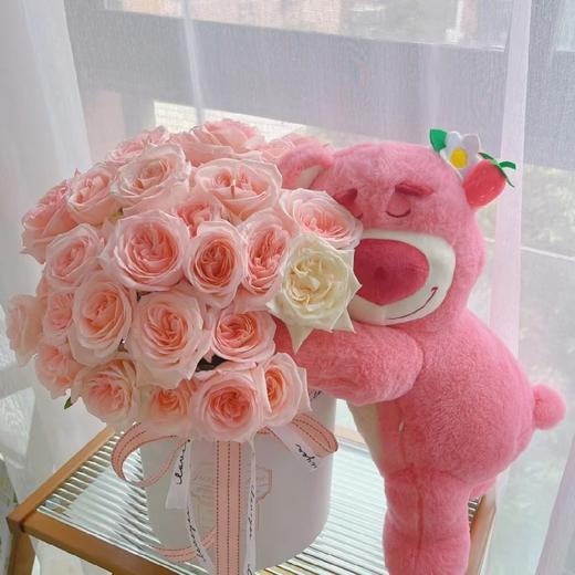 网红草莓熊抱抱桶 商品图0