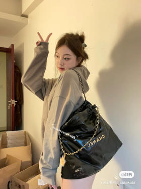 黑色中号白字 🖤22bag中号