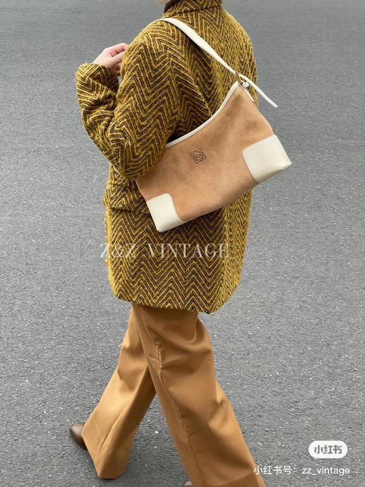 罗威麂皮单肩包 简单高级 商品图0