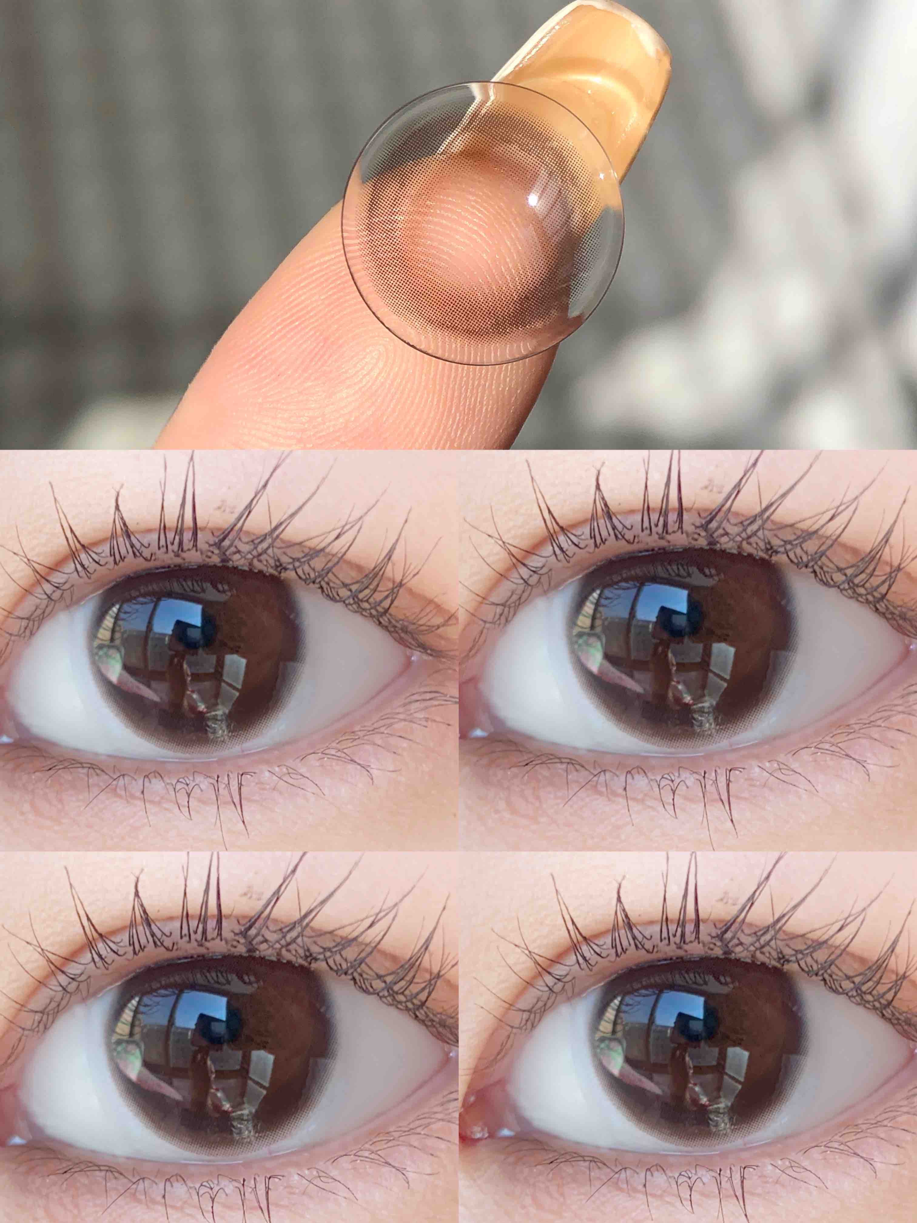 年抛 小奶泥 Laseecon  小直径14.0 着色13.2  (同品牌多副更划算 选款完整色板在详情页) 小巧环