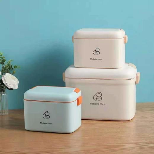 家用医药箱 大容量多层家庭小型急救箱 药盒收纳箱 商品图0