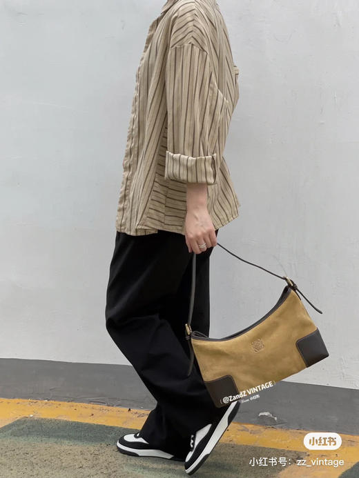 罗威麂皮单肩包 简单高级 商品图1