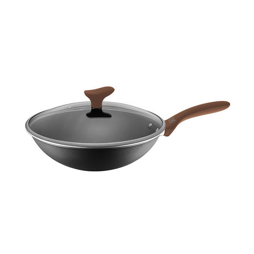 Alluflon阿路弗仑 火山系列精铁无涂层锈不了炒锅 商品图0