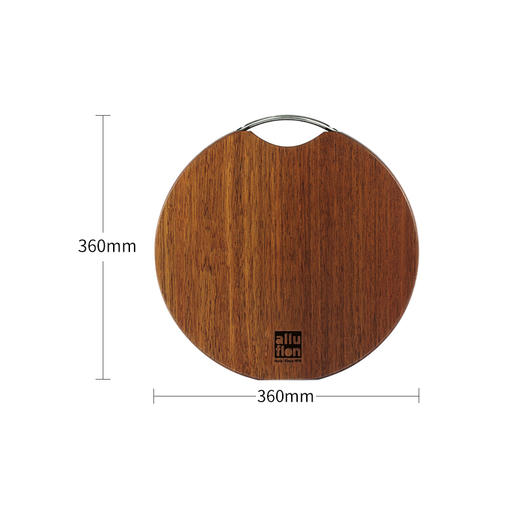 Alluflon阿路弗仑 金檀木整木砧板圆 商品图2
