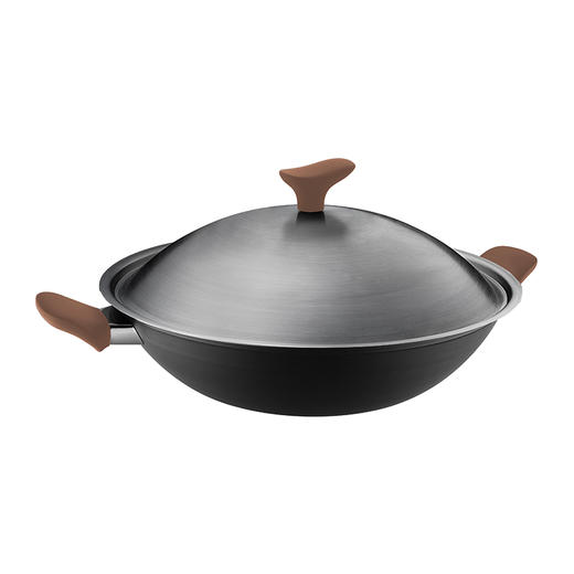 Alluflon阿路弗仑 火山系列精铁无涂层锈不了炒锅 商品图6