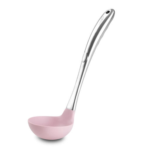 【一勺在手美味不逃走】韩国didinika硅胶汤勺不锈钢空心柄硅胶勺子隔热汤勺硅胶厨具 商品图5