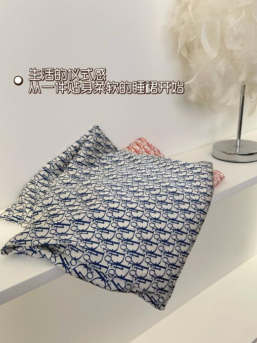 【限时折扣】春夏款冰雪丝数码印花时尚英文图案衬衫睡衣休闲睡裙家居服 商品图7