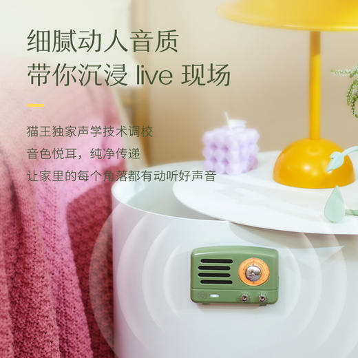 猫王 小王子贴贴音箱 MEET无线蓝牙复古音响[福利品] 商品图4