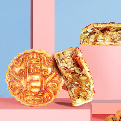 【天中好月饼】15元招牌伍仁/莲蓉蛋黄月饼 商品图0