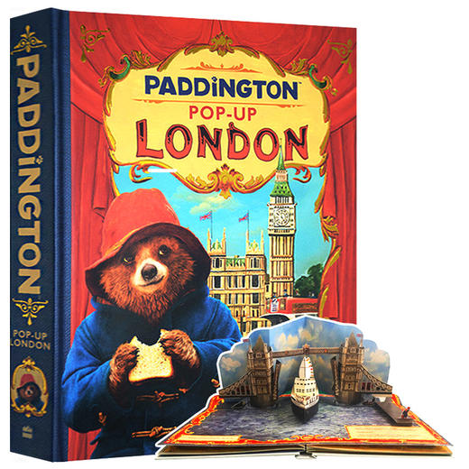 帕丁顿熊的立体伦敦之旅 英文原版书 Paddington Pop-Up London 地理风土人情 英文版原版书籍 进口英语儿童读物 精装 商品图3