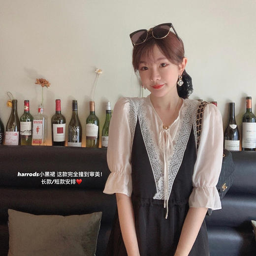 XS码数 金蘑菇菇【harrods小黑裙】日常微甜少女感连衣裙公主裙 商品图1