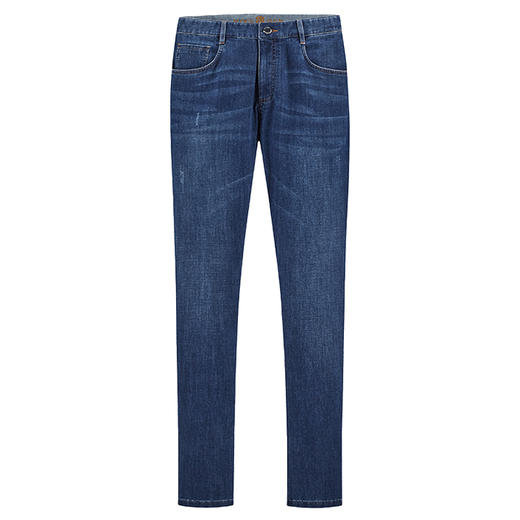 MD名盾休闲牛仔裤男夏季薄款修身百搭牛仔长裤子男经典牛仔裤 商品图4