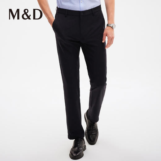 M＆D/名盾黑科技四面弹高弹修身薄款男士商务休闲裤夏季直筒长裤 商品图0