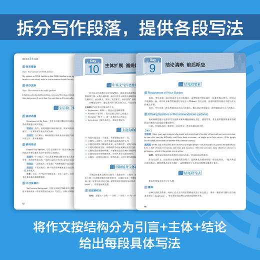 【新东方】雅思写作21天通关 剑桥雅思真题精讲机经攻略话题词汇真题演练和解析 商品图2