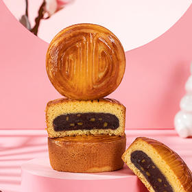 【天中好月饼】松仁红豆心月烧/红枣核桃心月烧/玫瑰乳酪心月烧