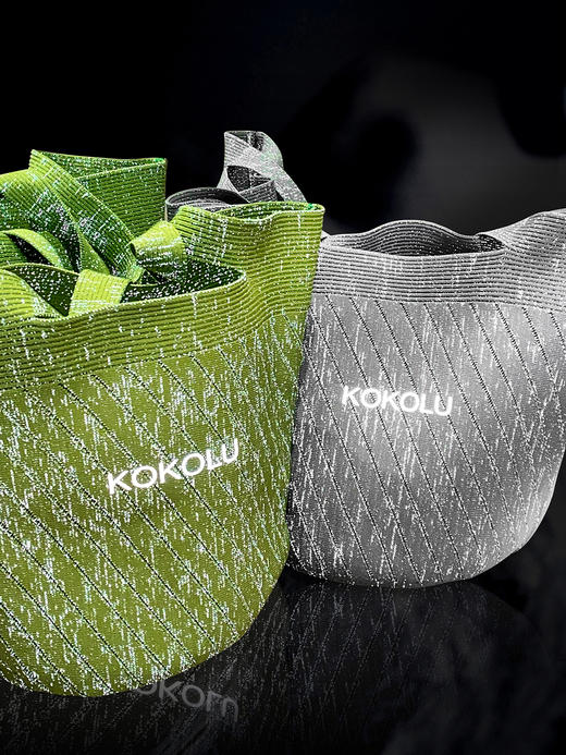 KOKOLU｜Luminous regular daily eight TOTE bag [中号极光环保编织托特包 2色可选] 商品图4