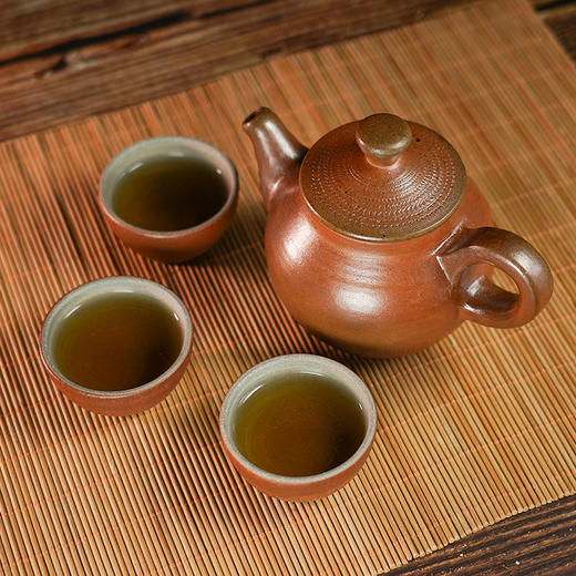 云南纯手工龙窑柴烧——土陶品茗杯 商品图8