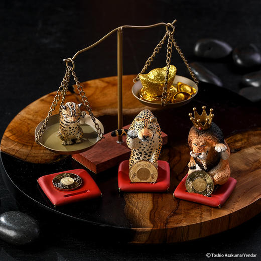 T 特价盲盒  10714    Animal Life   招财野生大猫(套装)2 商品图2