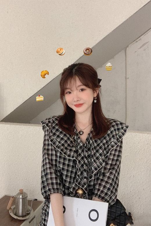 金蘑菇菇【韩综恋爱系套装】浪漫甜系百搭复古休闲高级感两件套 商品图4