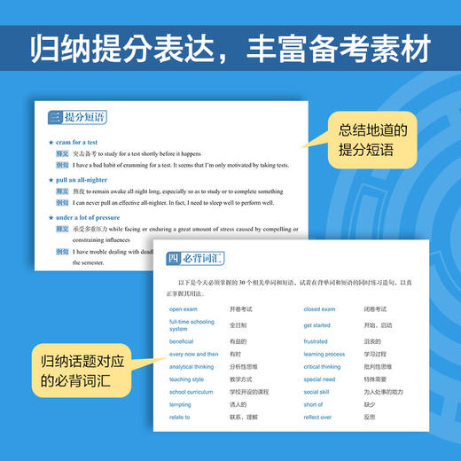 【新东方】雅思口语21天通关 剑桥雅思真题精讲机经攻略话题词汇真题演练和解析 商品图3