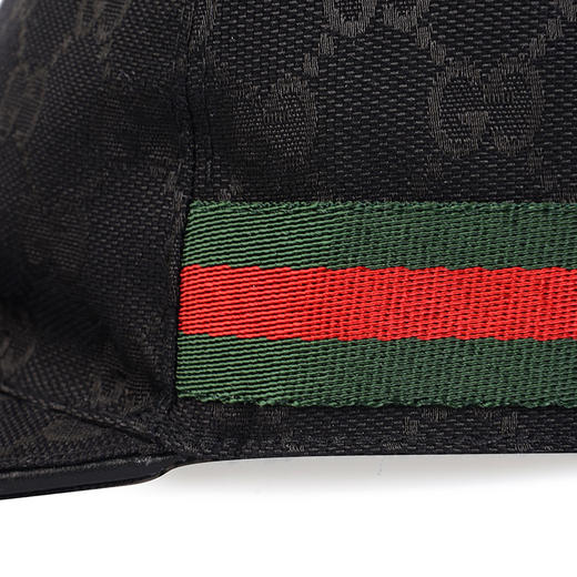 【现货预定】古驰（GUCCI）男女通用款 饰条纹织带GG帆布棒球帽 商品图5