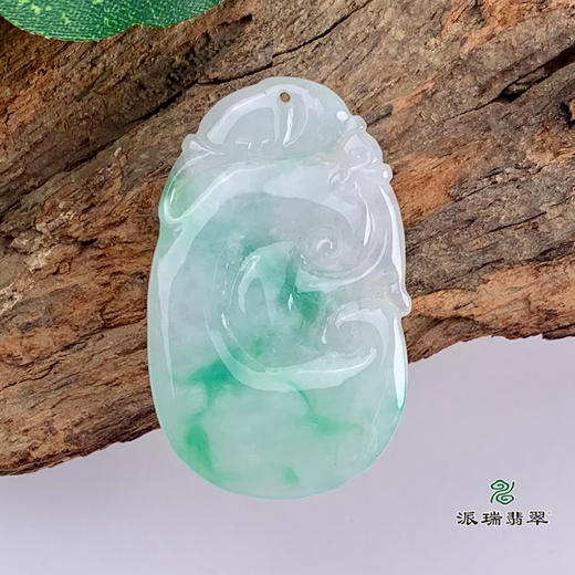 派瑞翡翠 翡翠挂件 糯种 飘花 商品图4