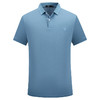 MD名盾男士夏季短袖Polo衫桑蚕丝蓝色T恤薄上衣 商品缩略图4