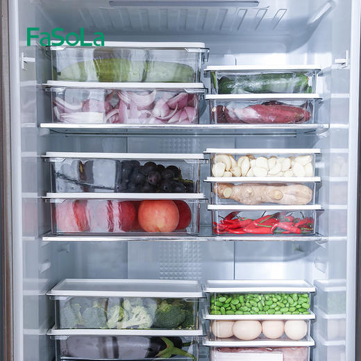 FaSoLa冰箱收纳盒保鲜盒分装盒密封盒 商品图1