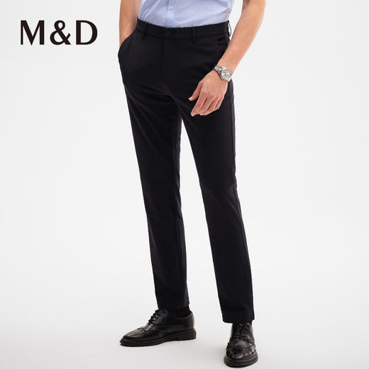 M＆D/名盾黑科技四面弹高弹修身薄款男士商务休闲裤夏季直筒长裤 商品图1