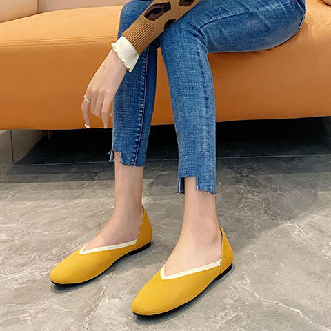 飞织彩色逛街鞋 人体工学加厚鞋垫，久穿不累 商品图2