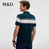 MD名盾黑科技NH3液氨速干吸湿纯棉撞色短袖条纹休闲男士Polo衫 商品缩略图3