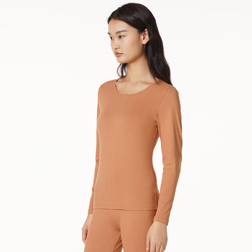 都市丽人轻暖保暖衣5至15度适穿牛奶丝单面薄款保暖衣LW2AA2 商品图1