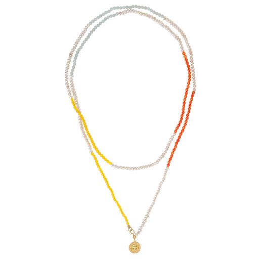 订购7周到｜Barbóra-Utopia-太阳金币 珍珠 长项链（多种戴法）［希腊设计师] 商品图0