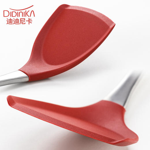 韩国didinika钻技不粘锅硅胶铲长柄炒菜铲不锈钢硅胶铲锅铲 商品图2