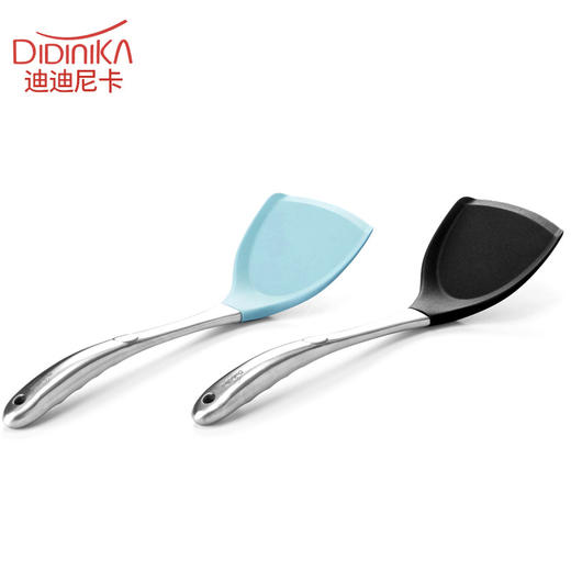韩国didinika钻技不粘锅硅胶铲长柄炒菜铲不锈钢硅胶铲锅铲 商品图4