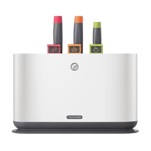 【授权商品】摩飞刀具砧板消毒机分类菜板刀具架筷子架紫外线防霉智能一体案板沥水刀架置物架餐具消毒器 商品图0